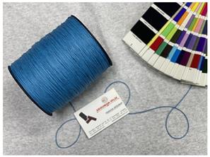 45130 TURQUOISE 1.2 MM WAXED LABEL YARN